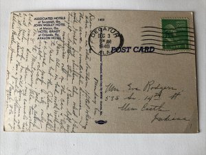 1940s HOTEL LYONS Decatur Alabama John Wesley Building Posted Postcard