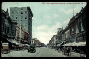 ABRO US 1910 Used  SOUTH FIRST STREET SAN JOSE Ca.Postmarked SOQUEL