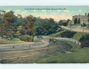 Unused Divided-Back PARK SCENE Kansas City Missouri MO hk8896