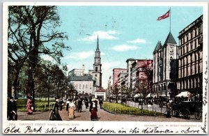 1905 Tremont Street Mall Boston Massachusetts Posted Buildings Posted Postcard
