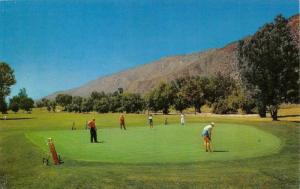 GILMAN HOT SPRINGS, CA California  MASSACRE CANYON INN~Golf Course Green~Golfers