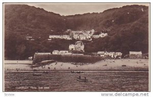 RP; CLOVELLY from the Sea, Devon, England, United Kingdom, 10-20s
