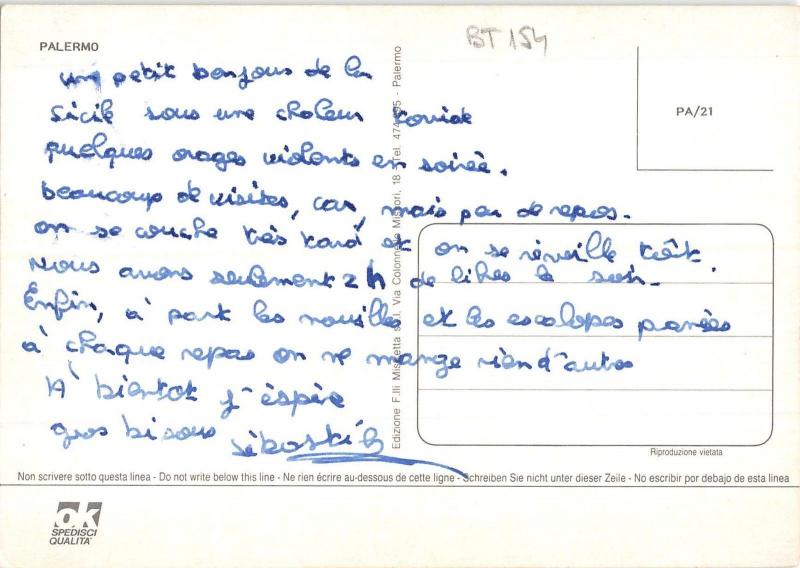 BT0154 palermo   Italy
