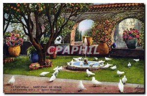 Old Postcard The French Riviera Saint Paul de Vence