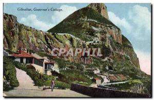 UK Gibraltor Govenors Cottage - Old Postcard