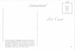 Home of President Benajmin Harrison - Indianapolis, Indiana, USA