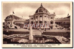 Old Postcard Royan Cote d'Argent The New Gardens Casino