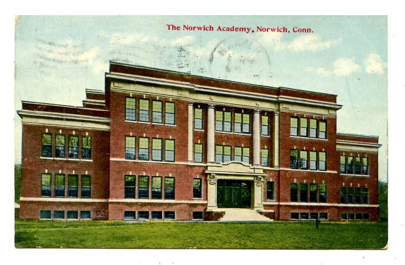 CT - Norwich. The Norwich Academy, 1910