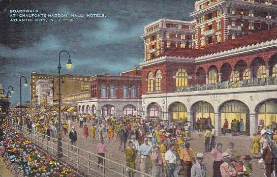 New Jersey Atlantic City Boardwalk At Chalfonte Haddon Hotels