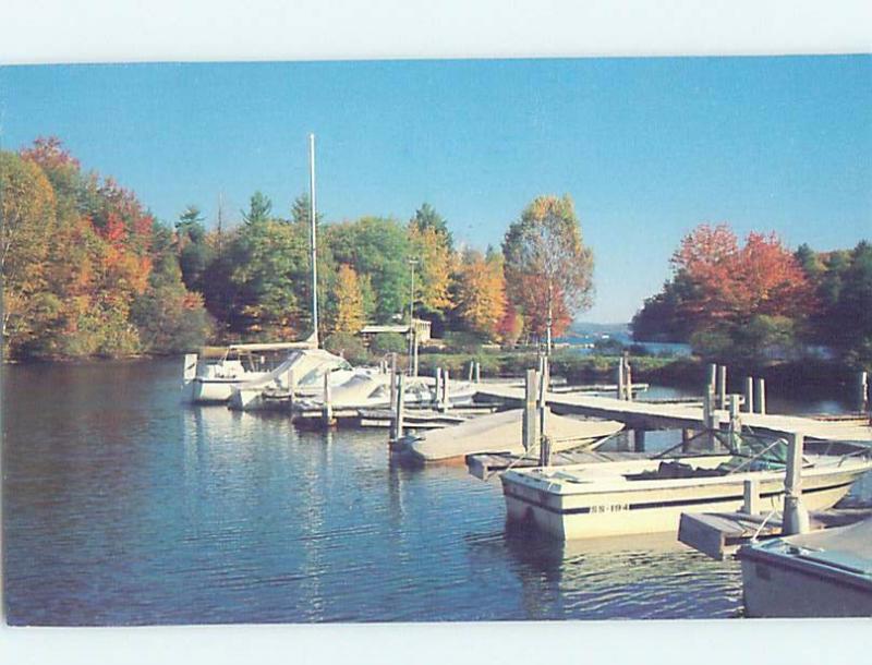 Pre1980 BOAT MARINA AT MINGE COVE Lake Winnipesaukee Laconia NH