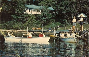 Northeast Maryland Camp Chesapeake Canoing Vintage Postcard AA49821