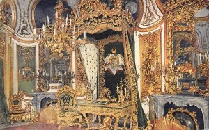 L198 Germany Kgl Schloss Linderhof Arbeitzimmer Work Room Castle postcard