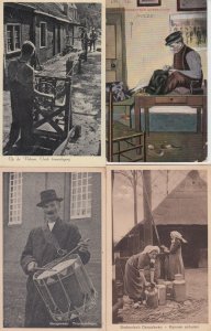 NETHERLANDS HOLLAND PROFESSIONS TYPES 25 Vintage Postcards pre-1940 (L5013)