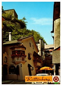 Postcard Austria Rattenberg - Malerwinkel restaurant