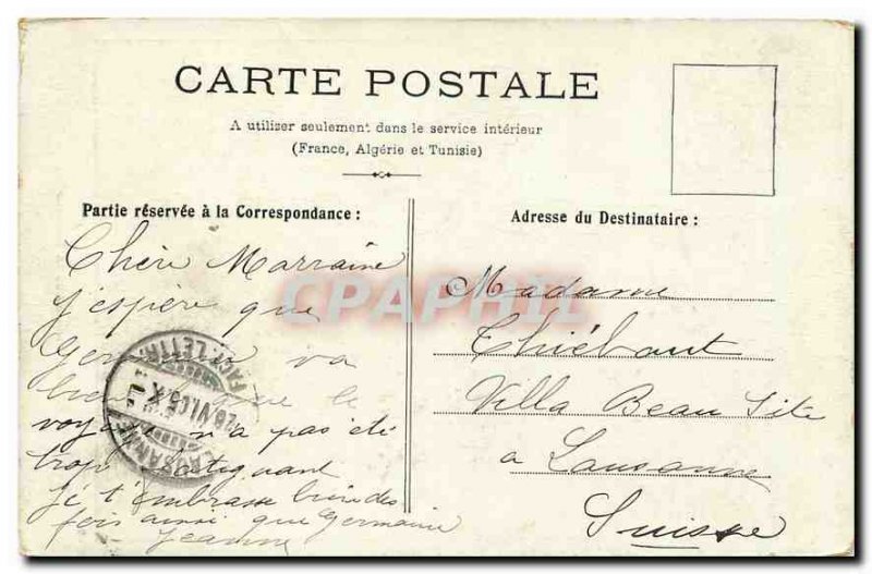 Old Postcard Paris's Bastille Square