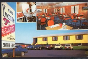 PEI Prince Edward Island CAVENDISH Chez Yvonne Restaurant Route 6 pm1985 Chrome