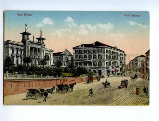 138460 SAN REMO Italy SANREMO Hotel National Vintage PC