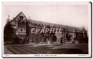 Old Postcard Oxford St Johns College