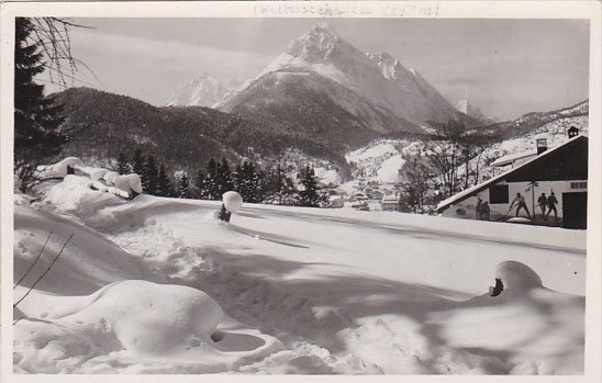 Germany Mittenwald Alpengasthof Reineck Real Photo