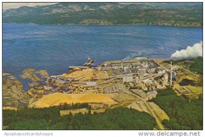 Canada Elk Falls Paper Mill and Sawmill Campbell River Vancouver Island Briti...