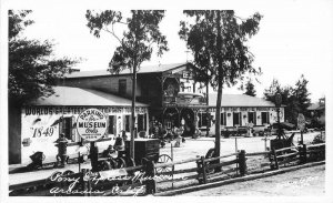 California Arcadia Pony Express Museum RPPC Route 66 Postcard roadside 22-9705