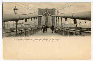 THE GREAT CABLES ON BROOKLYN BRIDGE, NY CITY