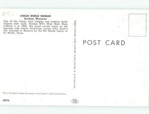 Chrome ANTIQUE CIRCUS WAGON AT MUSEUM Baraboo Wisconsin WI AG1040@