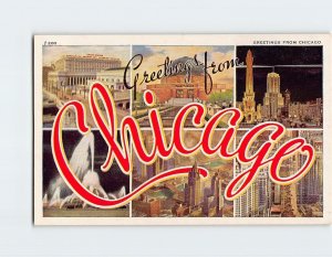 Postcard Greetings From Chicago, Illinois