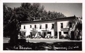 Hawkesburg Ontario Canada The Bridge Inn Real Photo Antique Postcard J68771