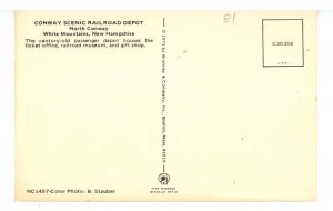 NH - North Conway. Railroad Station