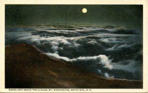 NH - Mt. Washington. Above the Clouds in Moonlight