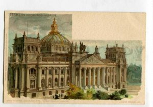 3147372 GERMANY BERLIN by KLEY Vintage litho undivided postcard