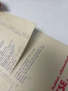 O.K. Otto Kaserer Bärenkeller Restaurant Menu