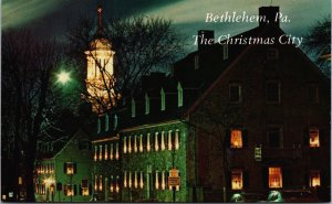 USA Bethlehem The Christmas City The Sisters House Pennsylvania Chrome C032