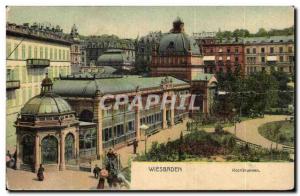 Old Postcard Wiesbaden Kochbrunnen