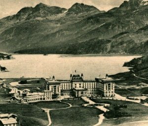 Graubünden Switzerland Maloya Hotel Kursaal 1900s UDB Postcard Unused UNP