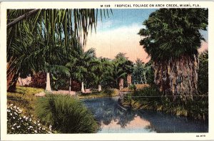 Postcard NATURE SCENE Miami Florida FL AI1229