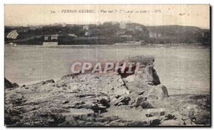 Old Postcard Perros Guirec View On