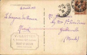 Rouen Old Postcard General View from St. Catherine al rating