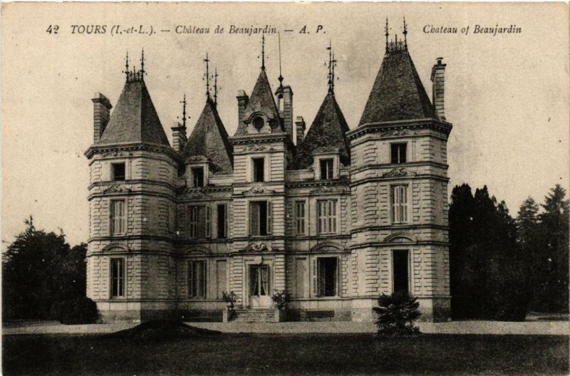 CPA Tours Chateau de Beaujardin (611730)