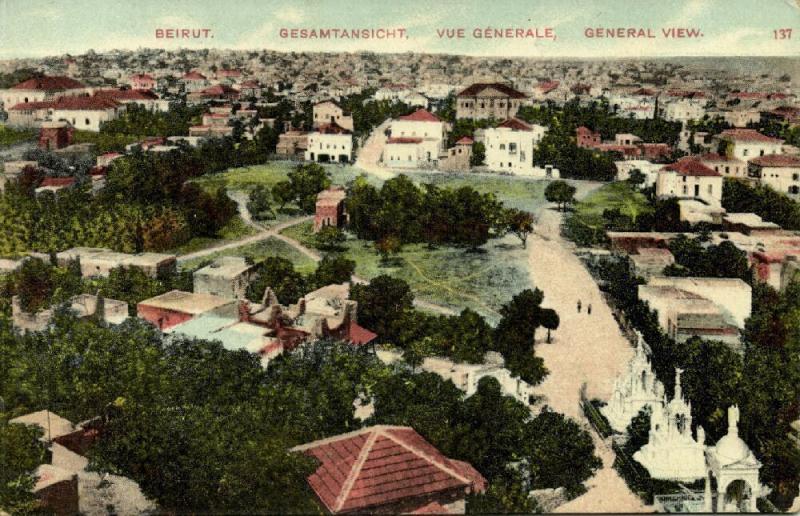 lebanon, BEIRUT BEYROUTH, General View (1910s)