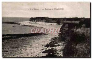 Old Postcard Island of Oleron Cliffs Chassiron
