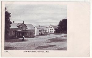 P235 JL old postcard plainfield mass lower main st