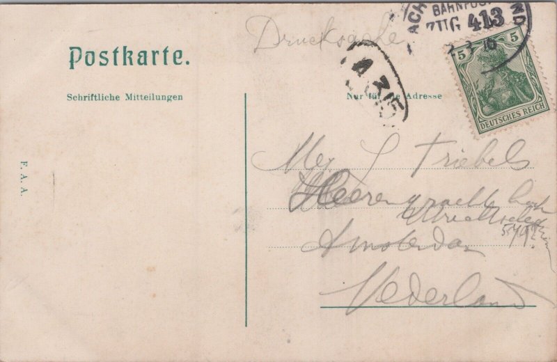 Germany Aachen Münster Südseite Vintage Postcard C296
