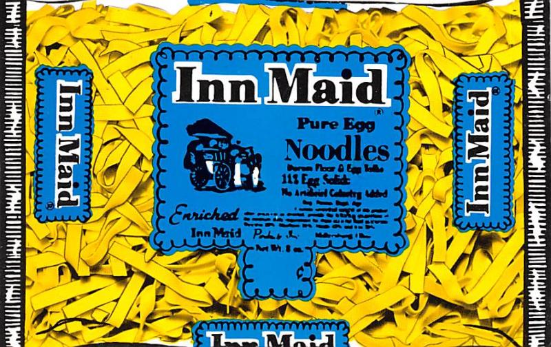 Inn Maid, Pure Egg Noodles Advertising 1983 