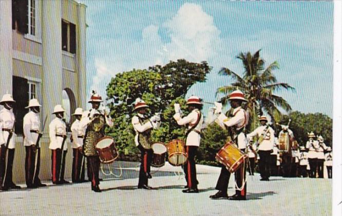 Bahamas Nassau Government House Changing Of The Guard