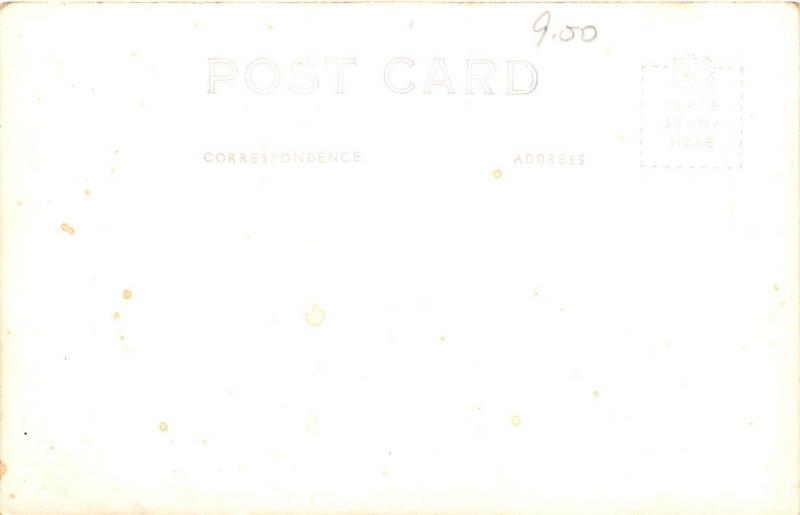 C43/ Gaylord Michigan Mi RPPC Postcard Hidden Valley Ski Club Bar Interior 5