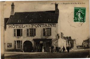 CPA ARTENAY - Perspective de la Rue de la Gare (271479)
