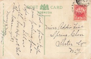 BERMUDA-A FISHERMAN'S HOME~1911 WEISS POSTCARD