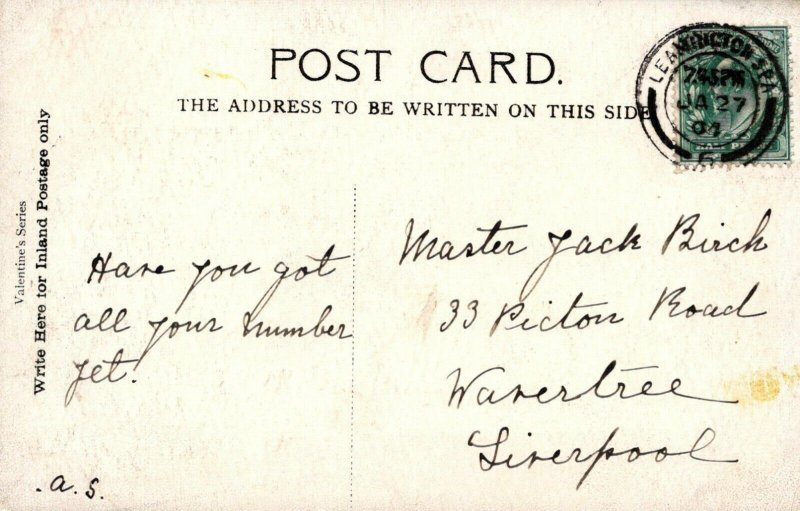 Warwickshire Postcard - St Mary's Church, Warwick    RS23589